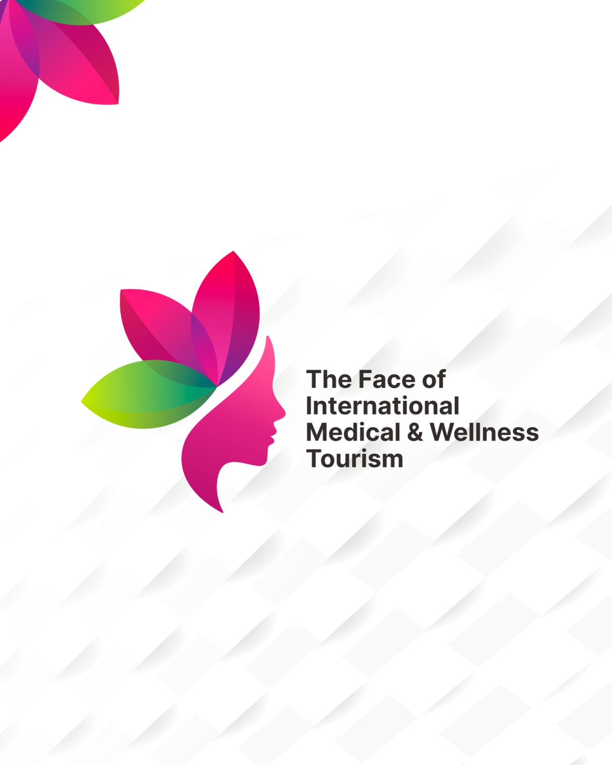 Logo dan panggung expo wellness tourism